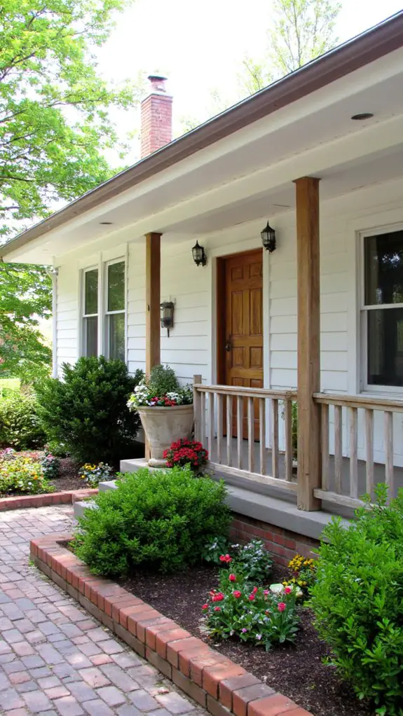 warm natural wood accents