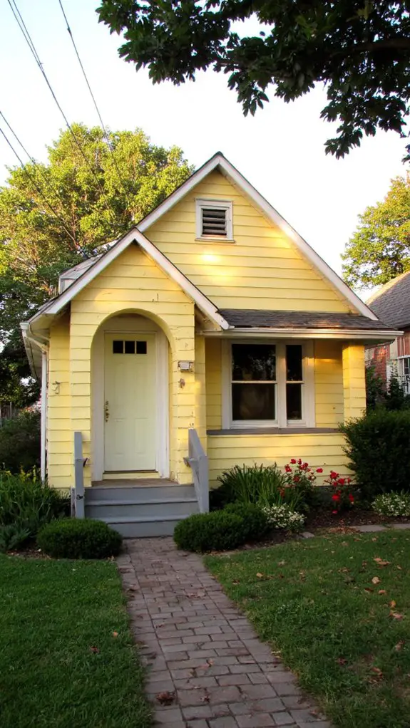 warm neutral yellow contrast