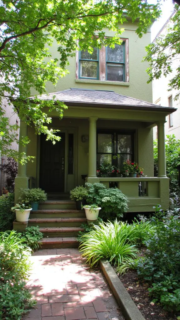 warm olive home elegance