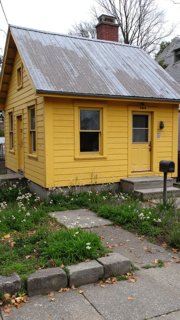 warm rustic yellow combination