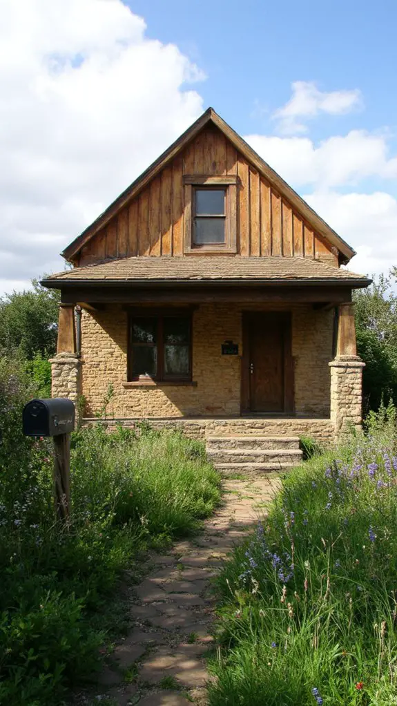 warm sandy brown exterior