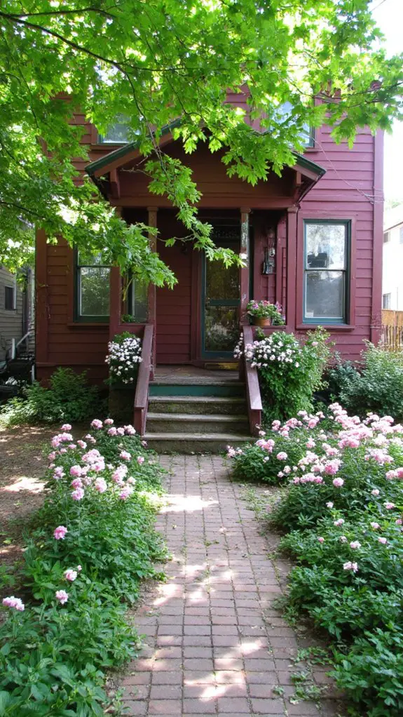 warm sophisticated striking contrast