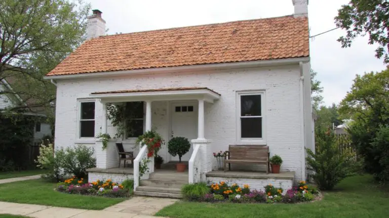 warm terracotta roof exterior