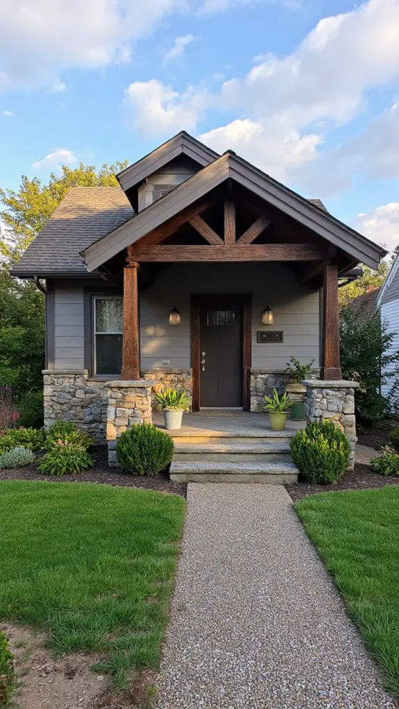 warm textured exterior elegance