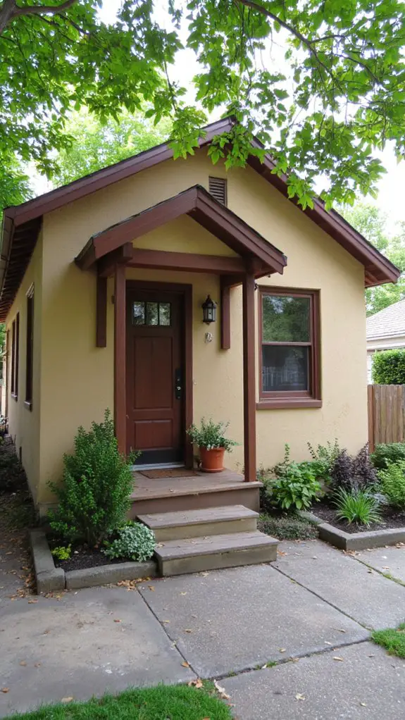 warm tones stylish contrast