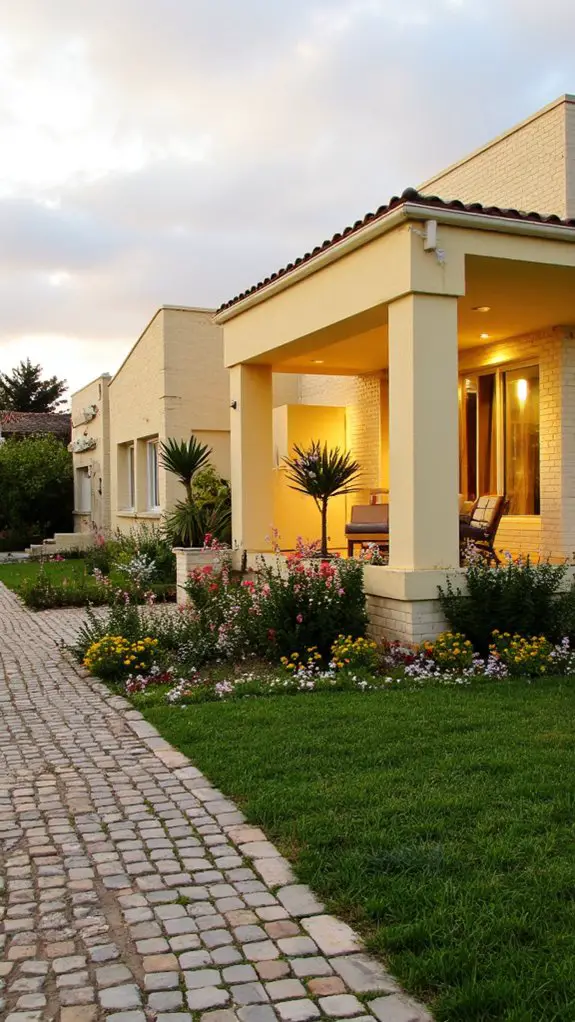 warm tranquil creamy yellow