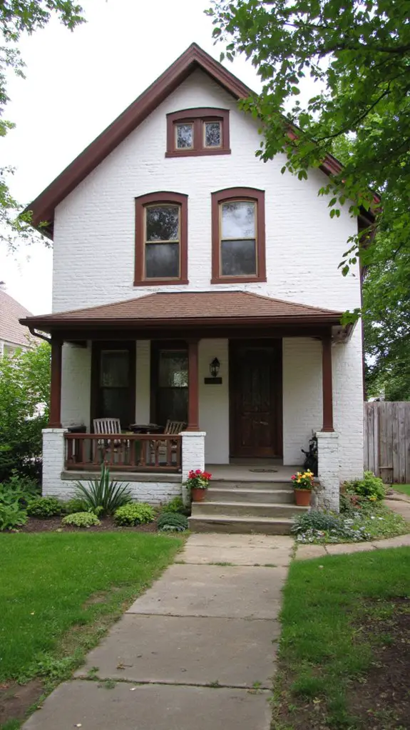 warm white with honey highlights