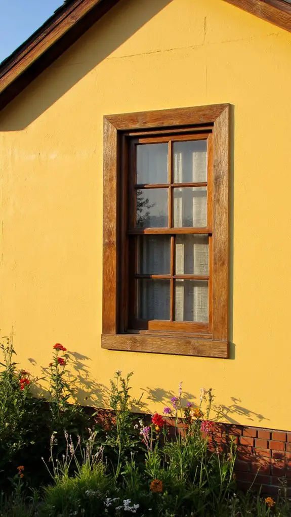warm yellow rustic charm