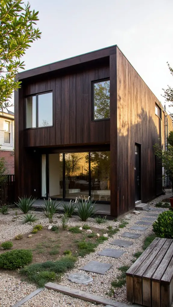 warmth through dark accents