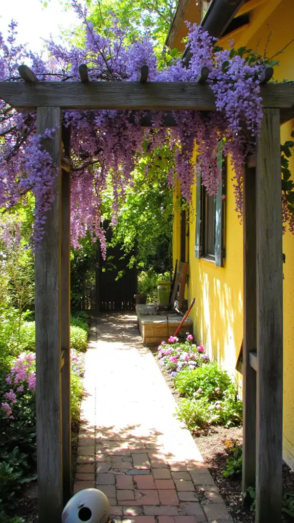 welcoming garden entrance focal