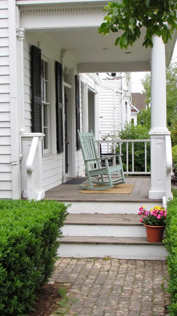 welcoming rocking chair porch