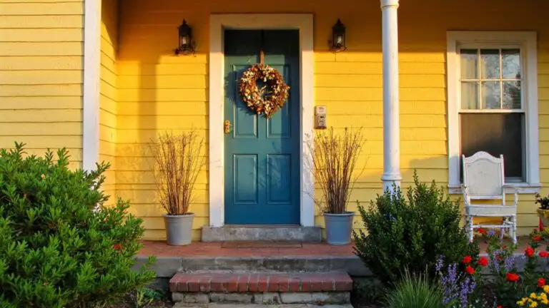 welcoming yellow house designs