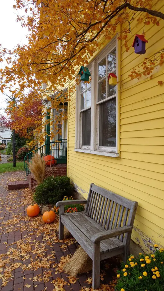 whimsical birdhouses enhance gardens