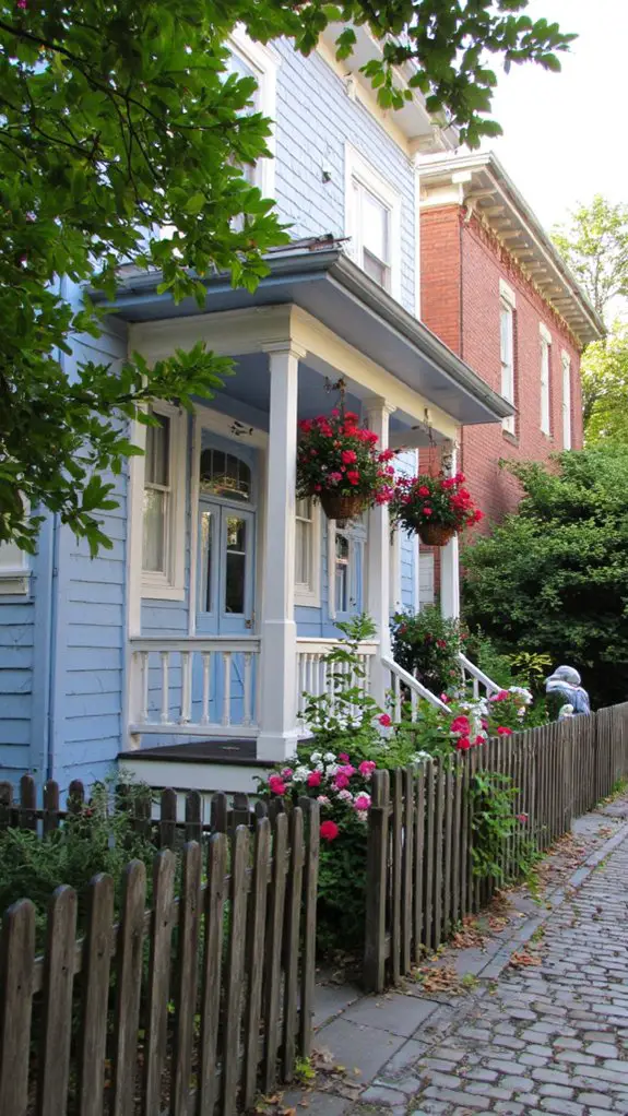 whimsical blue cottage charm