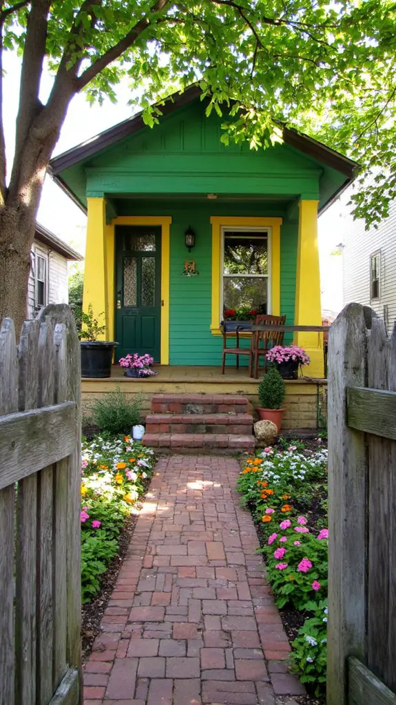 whimsical colorful charming abode