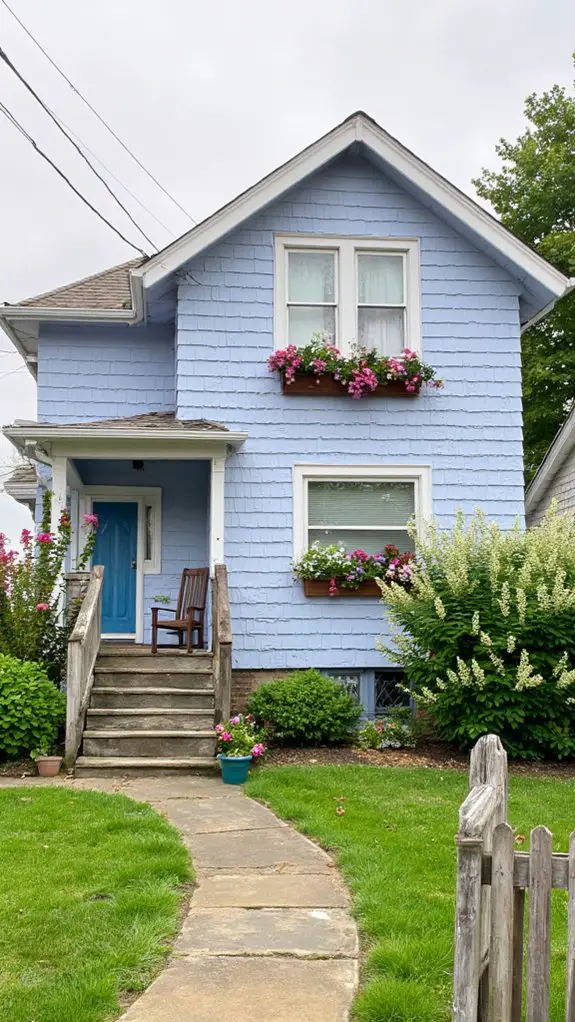 whimsical light periwinkle charm