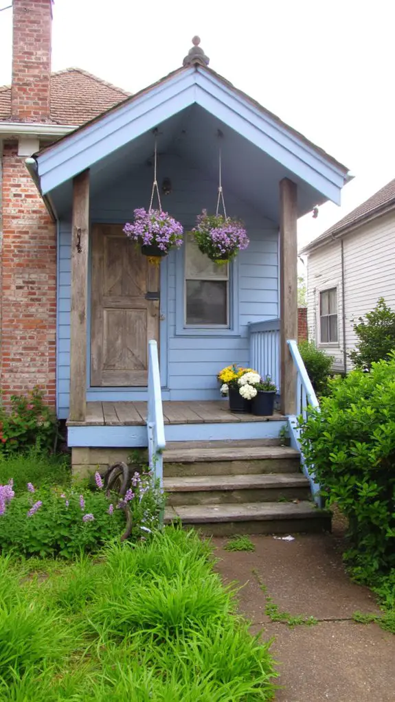 whimsical pale periwinkle charm