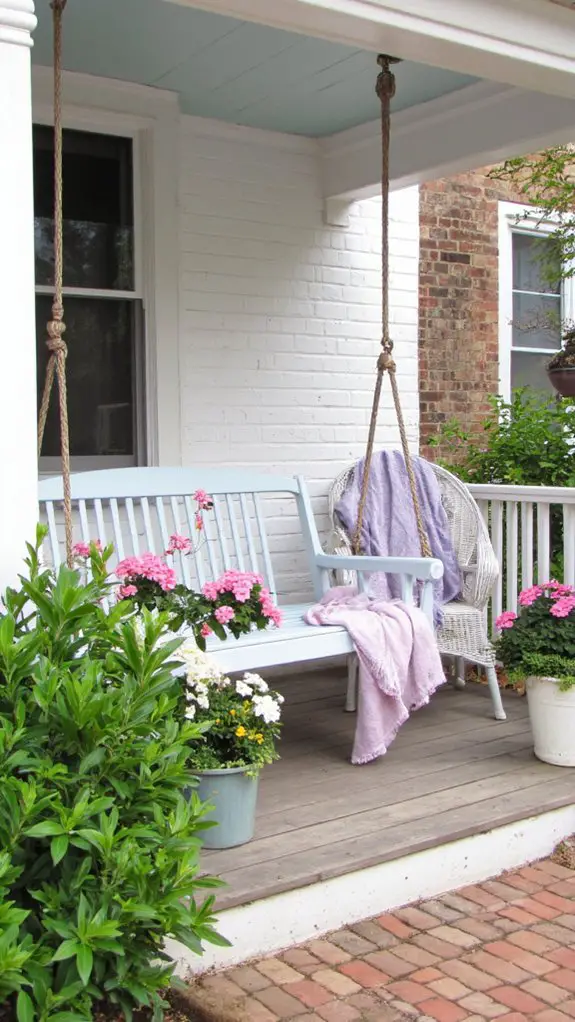whimsical porch relaxation spot