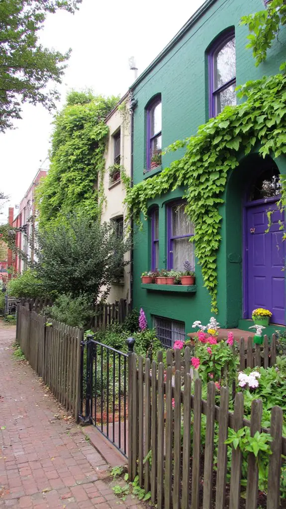 whimsical urban greenery oasis