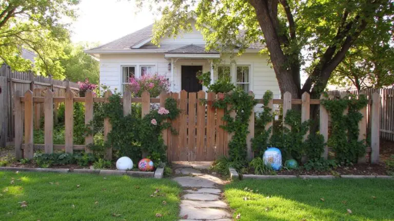 white house fence designs