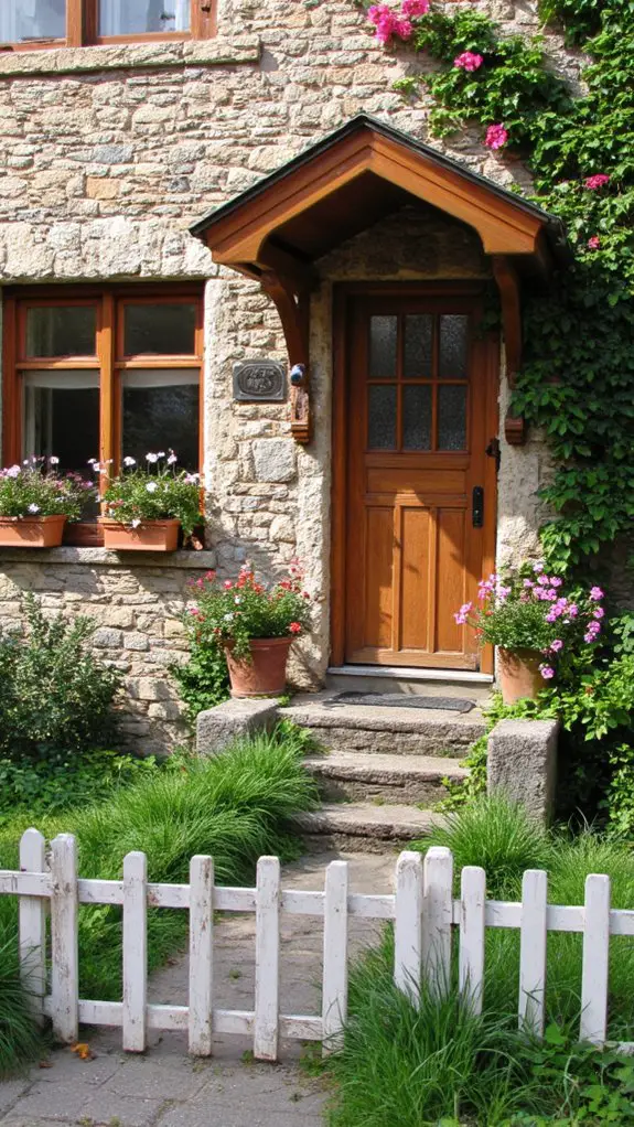 wood and brown stone harmony