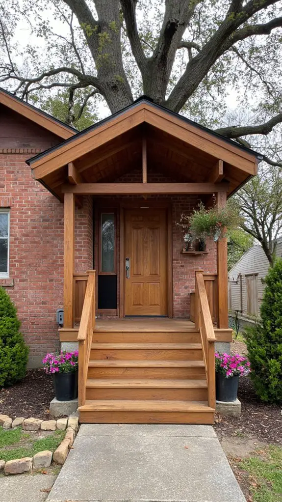 wood elements enhance aesthetics