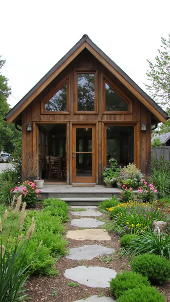 wooden warmth and natural light