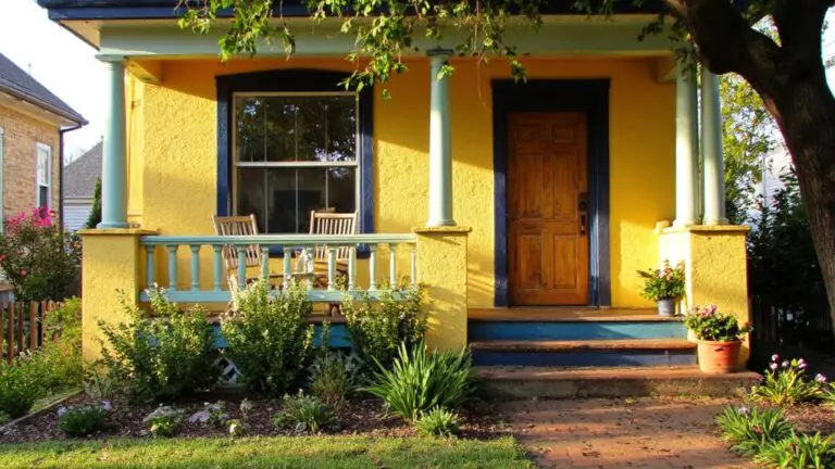 yellow house trim colors