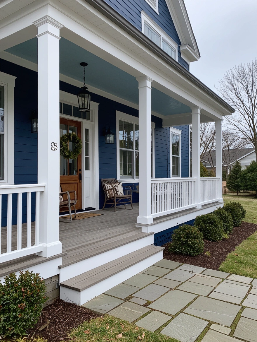 Timeless Charm with a Splash of Modern Blue