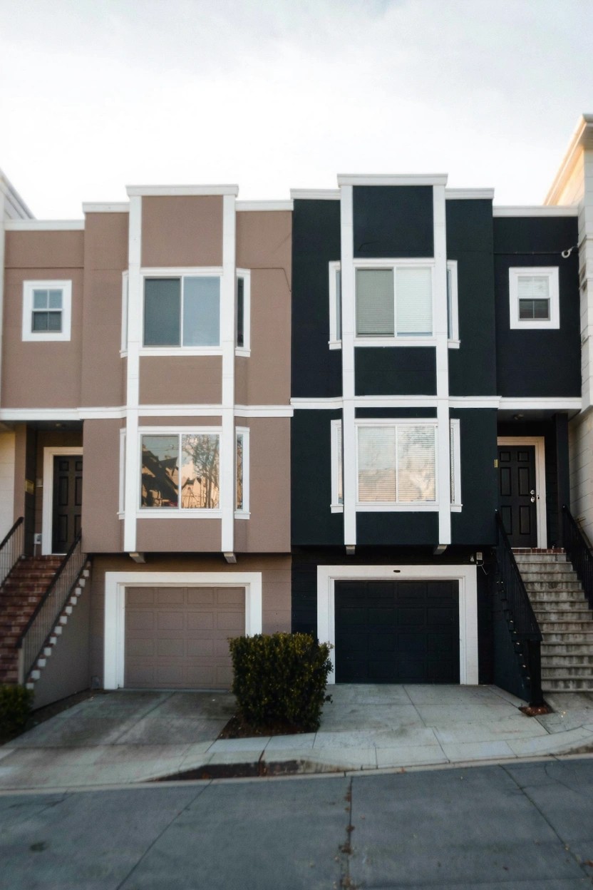 Black and Beige Exteriors