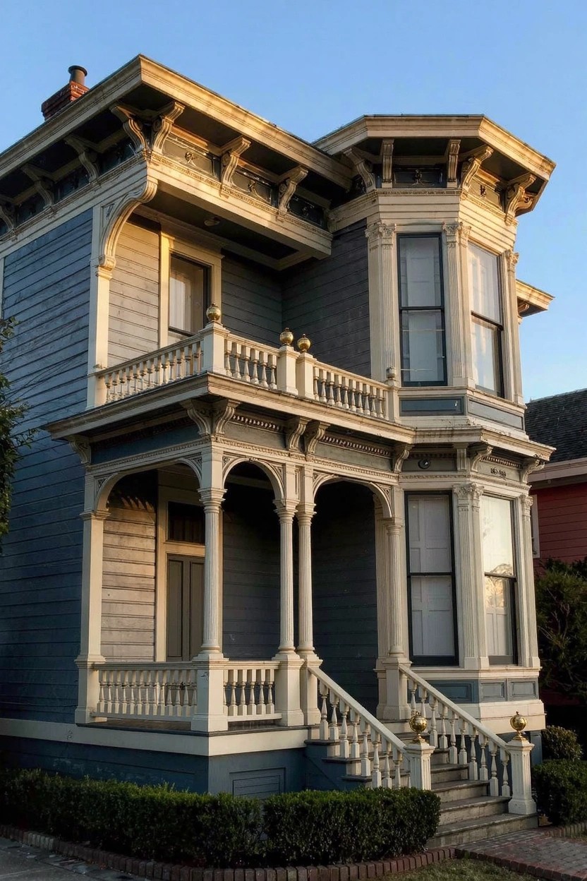 Cool Blue-Gray Siding