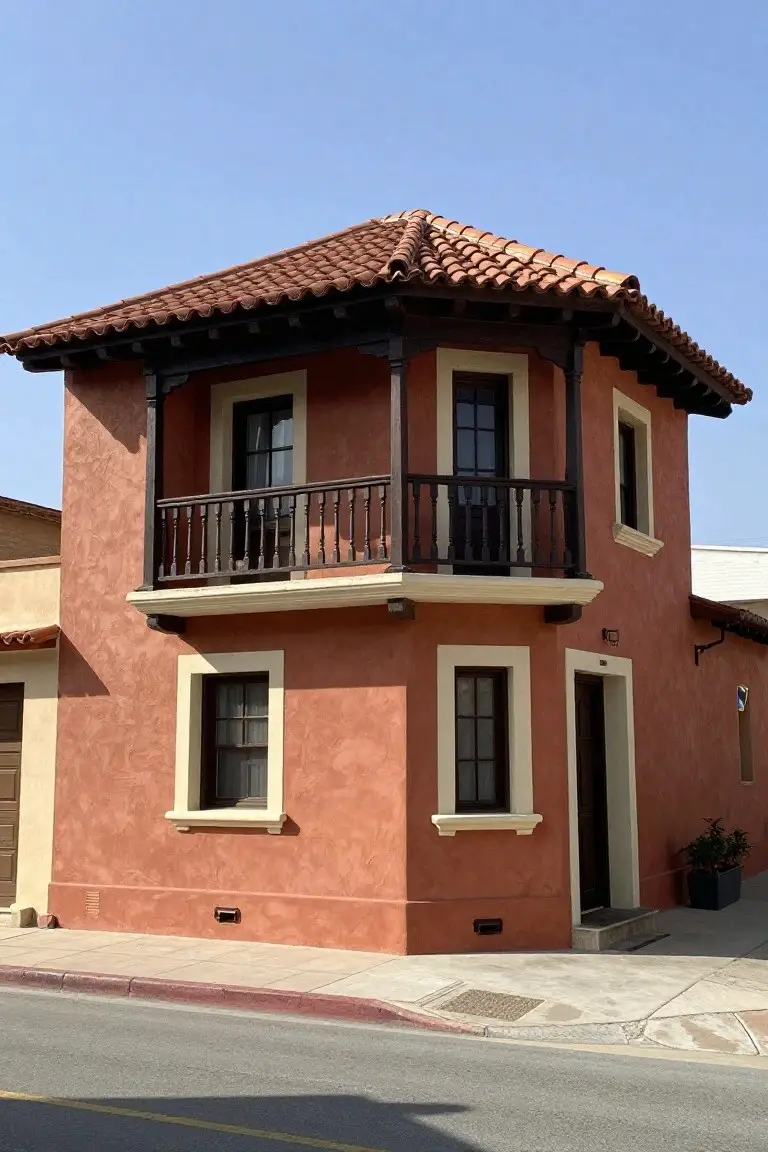 Warm Terracotta Walls