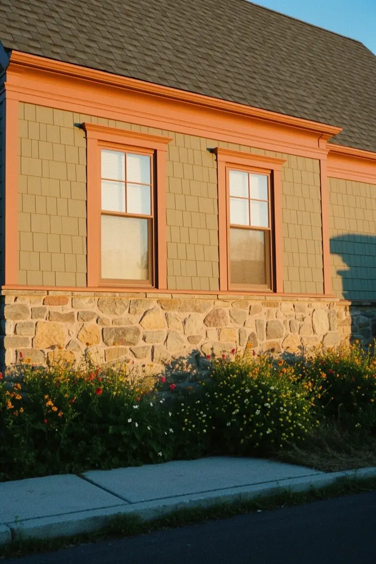 Warm Terracotta Trim