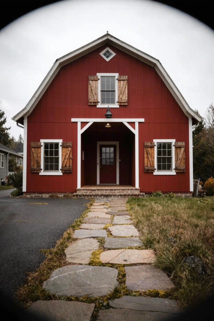 Classic Barn Red Siding