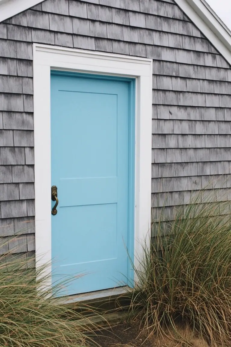 Turquoise Front Door