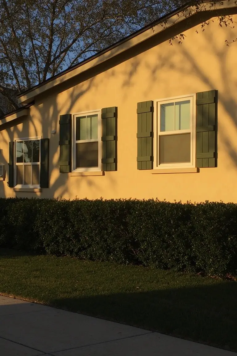 Soft Pale Yellow Siding