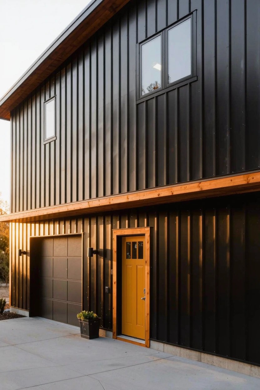 Deep Black Siding
