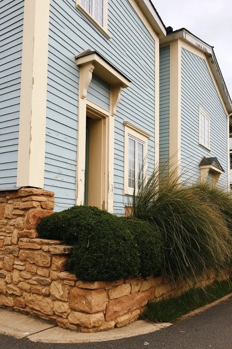 Pale Blue Siding