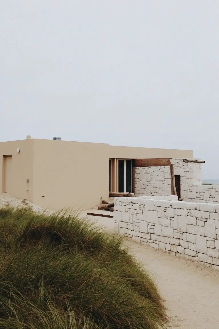 Warm Beige Exterior Walls