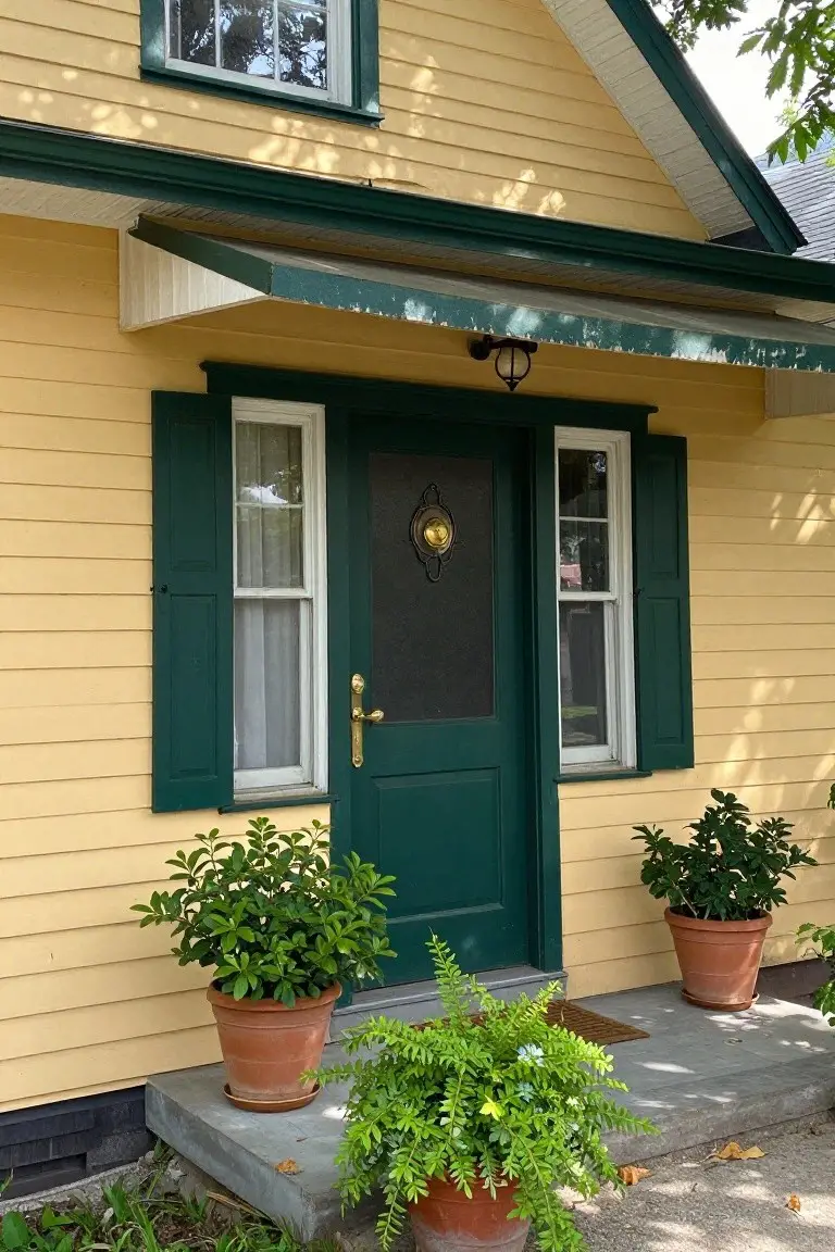 Pale Yellow Siding