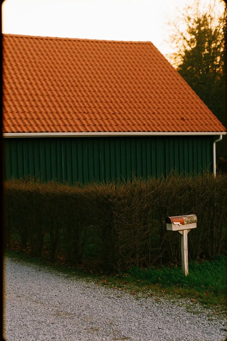 Deep Green Barn Siding