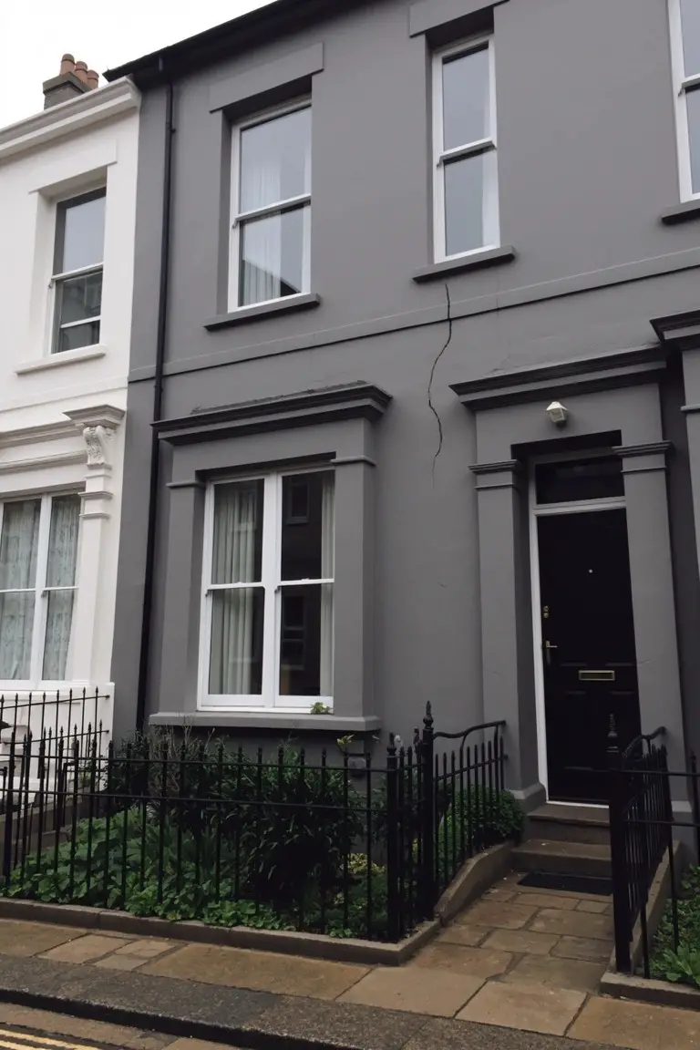 Deep Charcoal Gray Exterior