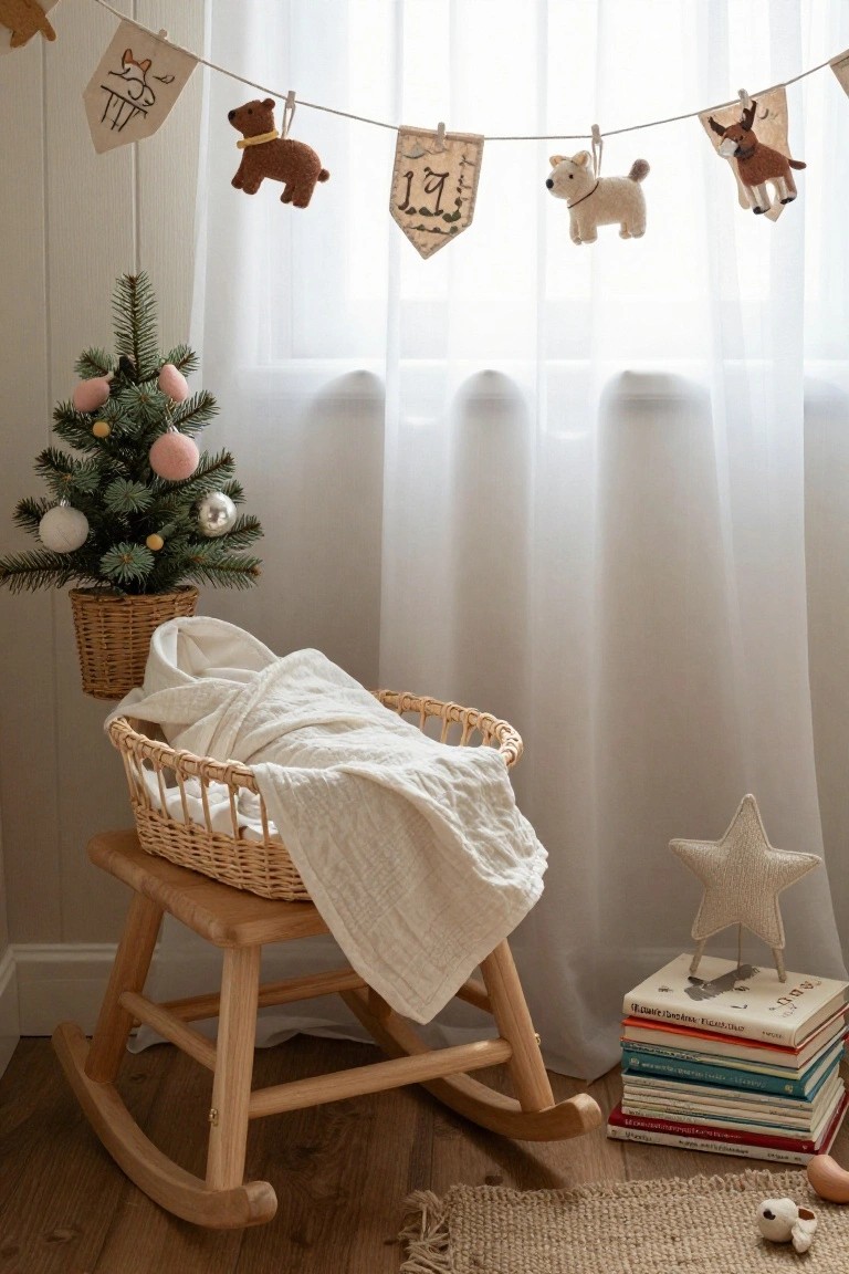 Mini Christmas Tree in the Nursery