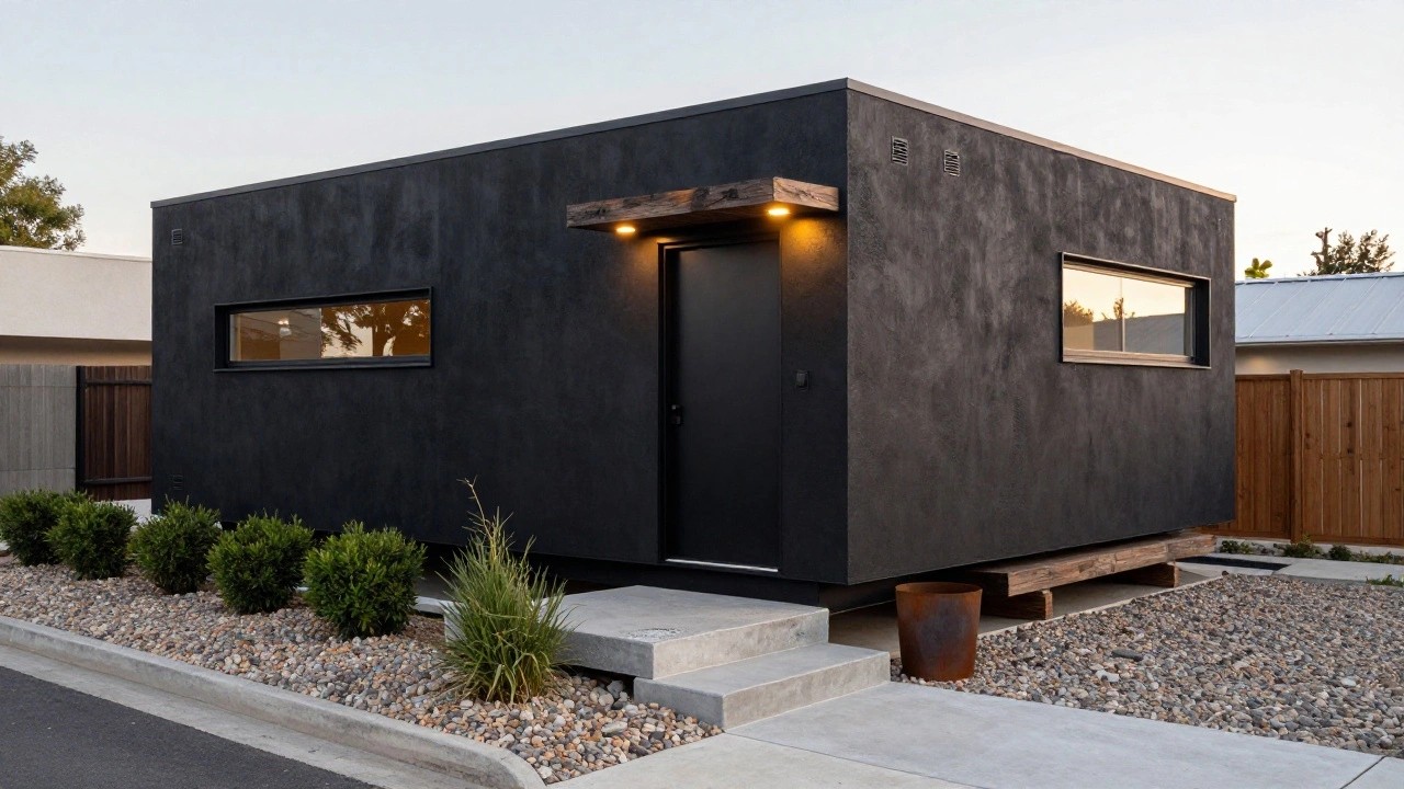 Modular Black Rod 13 Black Modular House Exteriors That Feel Fresh And Contemporary