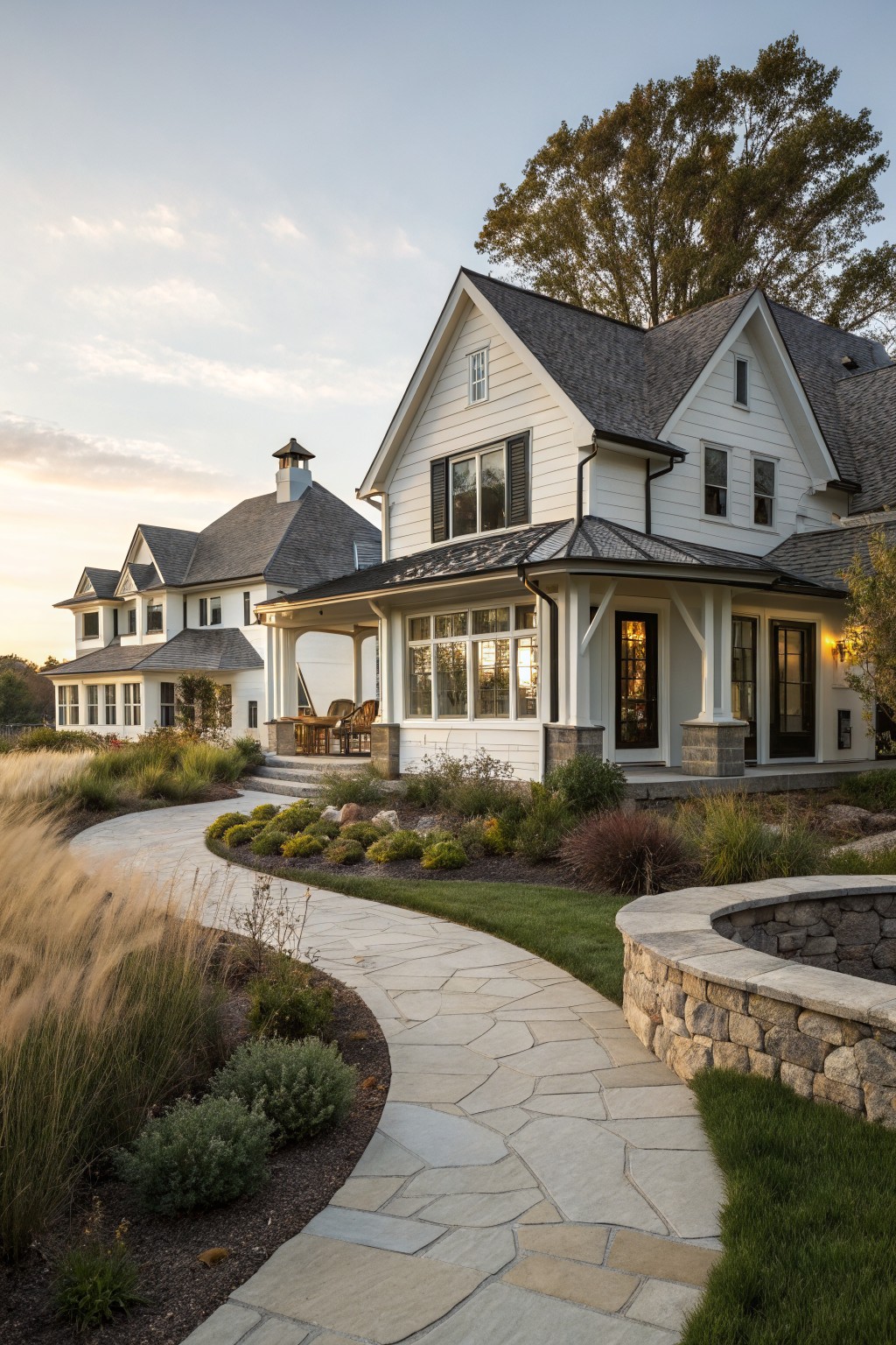 Farmhouse Wraparound Porch