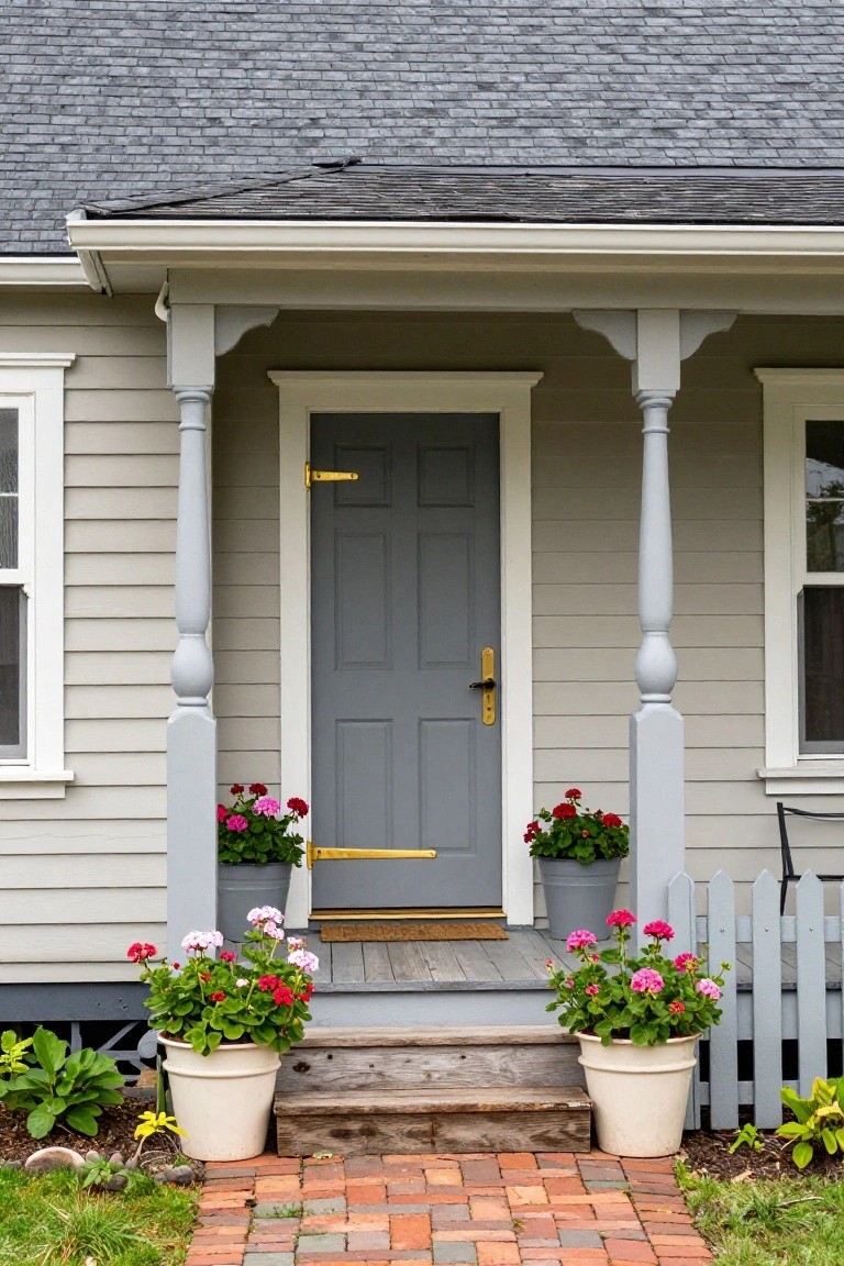 Front Porch Flower Pots