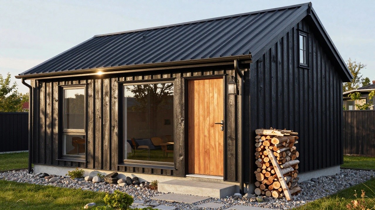 17 Black Scandinavian House Exteriors With Minimalist Beauty