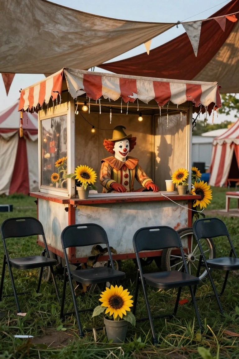 Witchy Outdoor Fortune Teller Setup