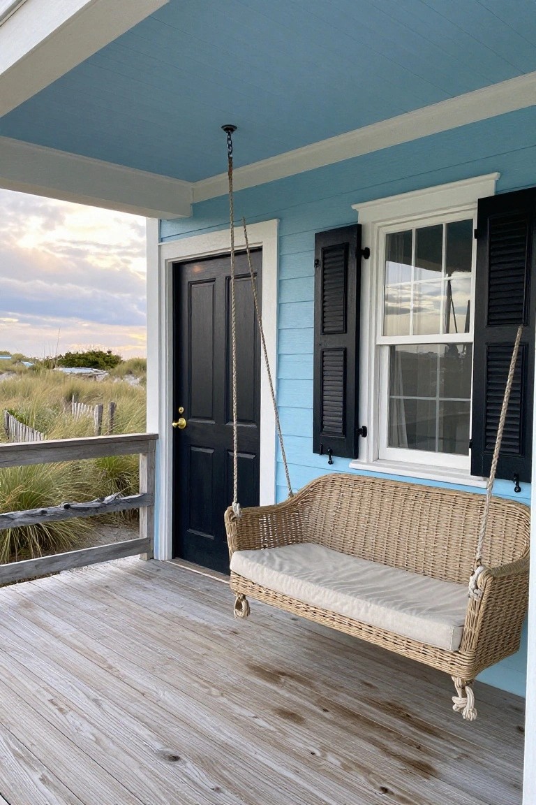 Hanging Porch Swing Setup