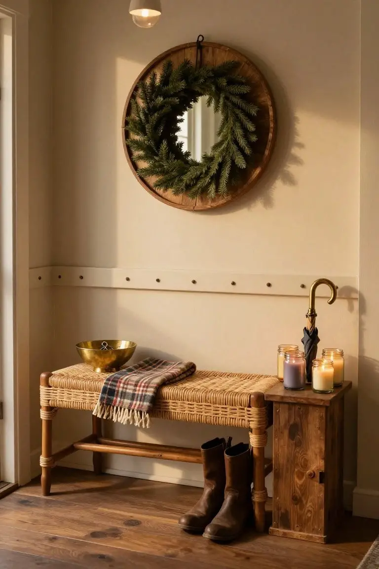 Cozy Entryway Bench